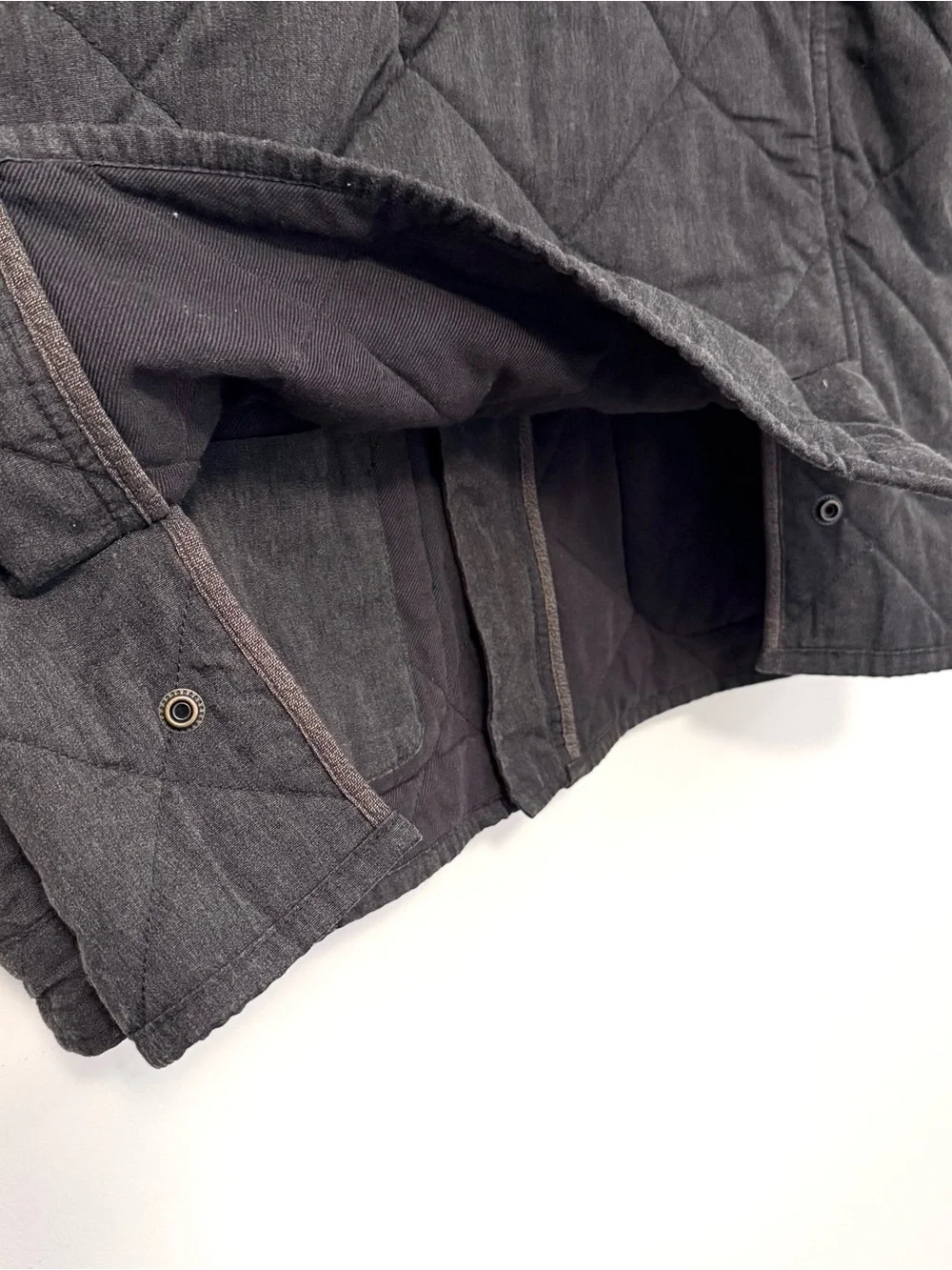 J.Crew Men’s Sussex Quilted Primaloft Zip Snap Button Jacket